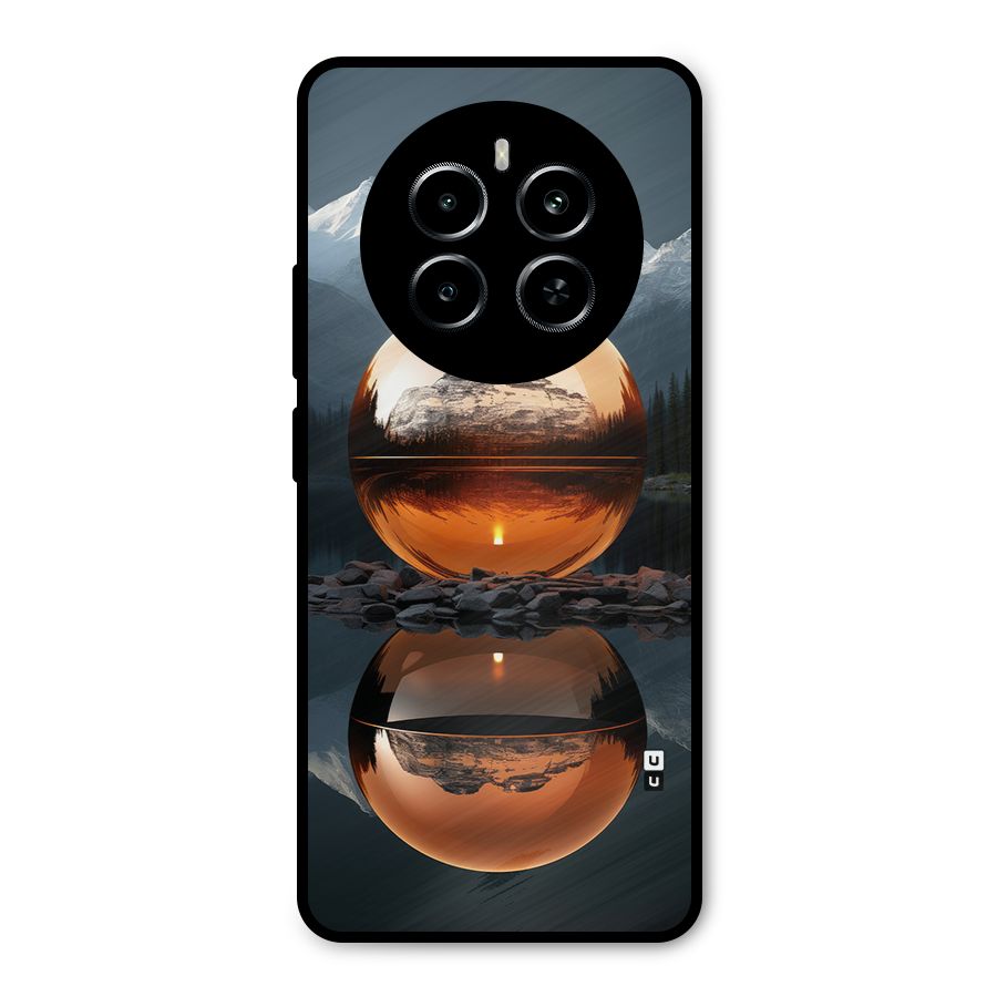 Metal Moon Metal Back Case for Realme P1