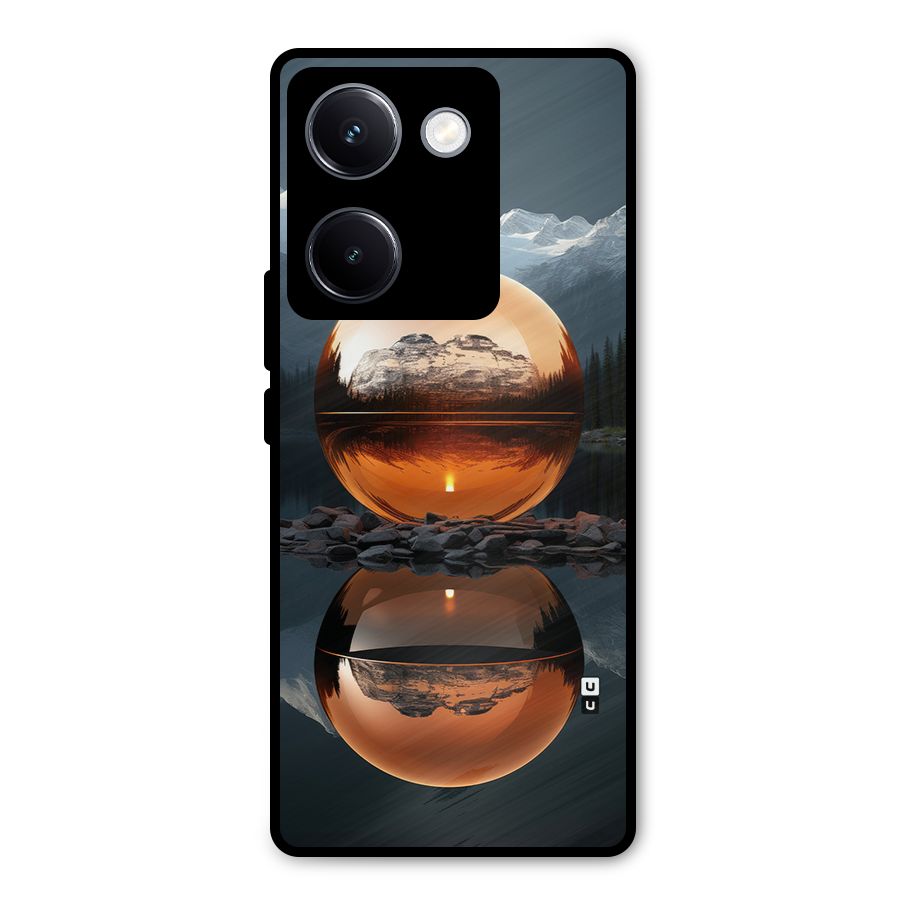 Metal Moon Metal Back Case for Vivo Y300 Plus