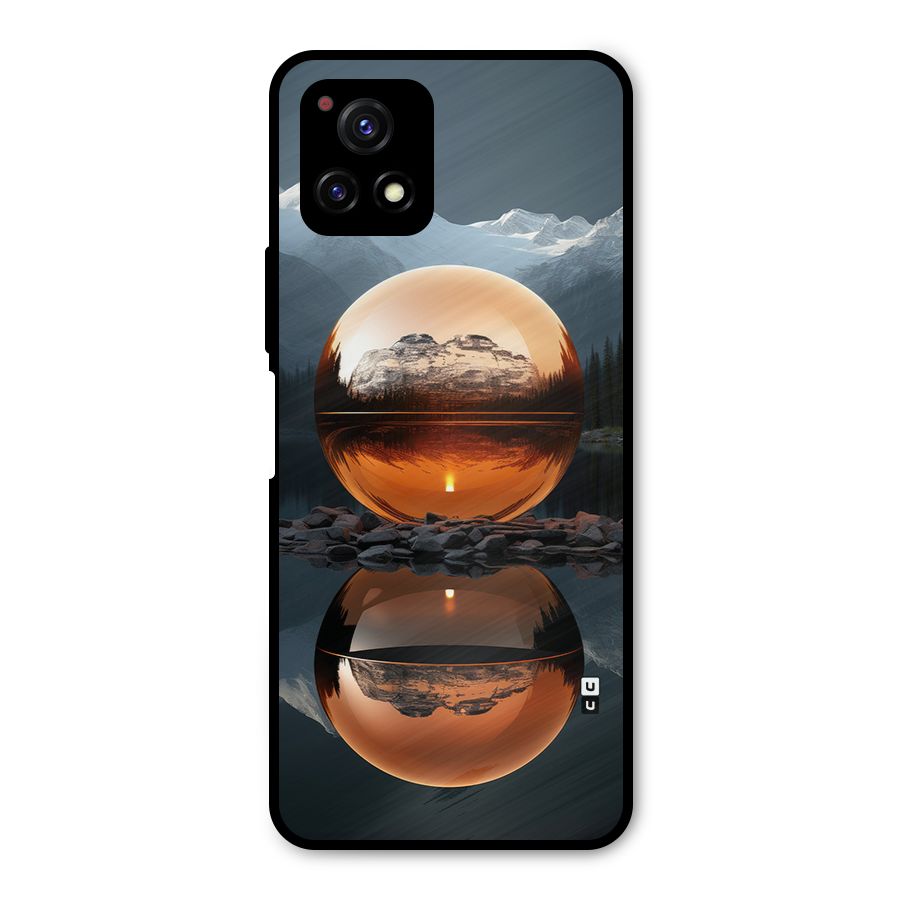 Metal Moon Metal Back Case for Vivo Y72 5G