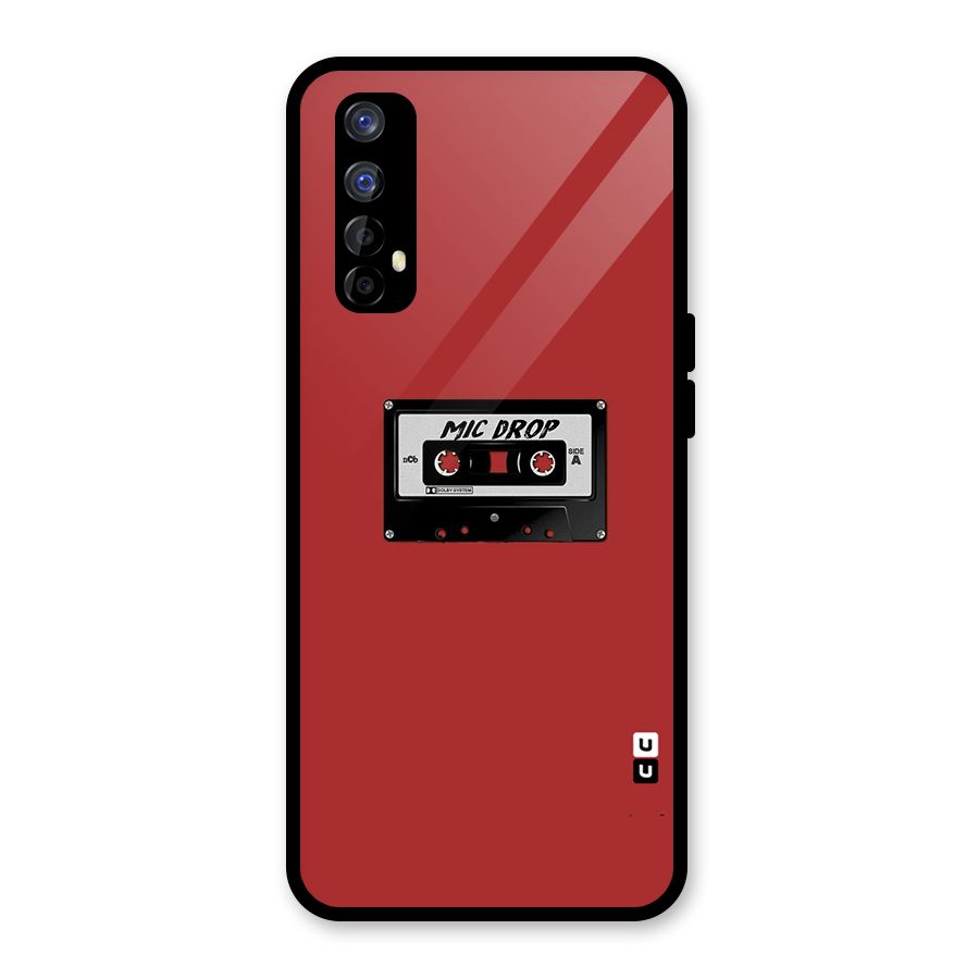 Mic Drop Cassette Minimalistic Glass Back Case for Realme 7