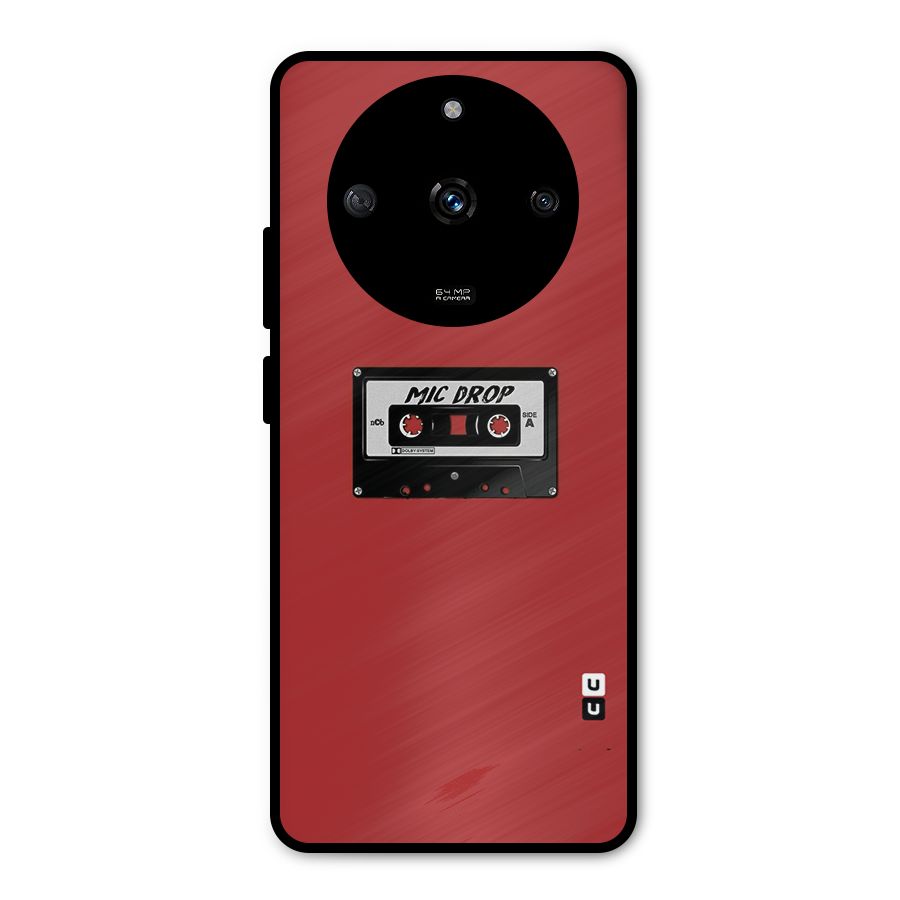 Mic Drop Cassette Minimalistic Metal Back Case for Realme Narzo 60 5G