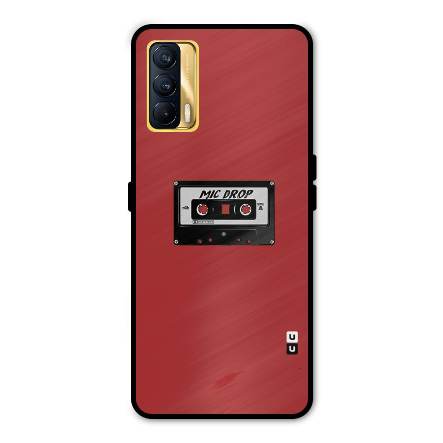 Mic Drop Cassette Minimalistic Metal Back Case for Realme X7