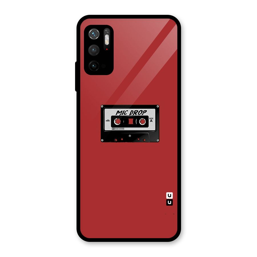 Mic Drop Cassette Minimalistic Metal Back Case for Redmi Note 10T 5G