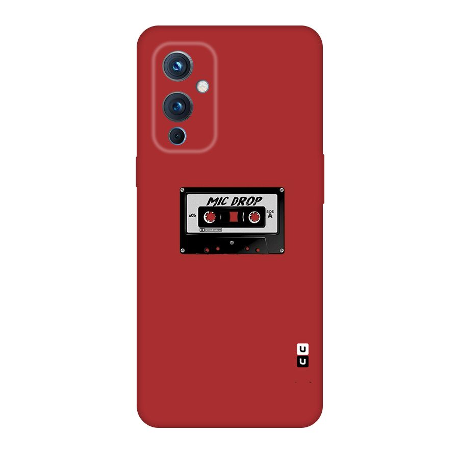 Mic Drop Cassette Minimalistic Original Polycarbonate Back Case for OnePlus 9