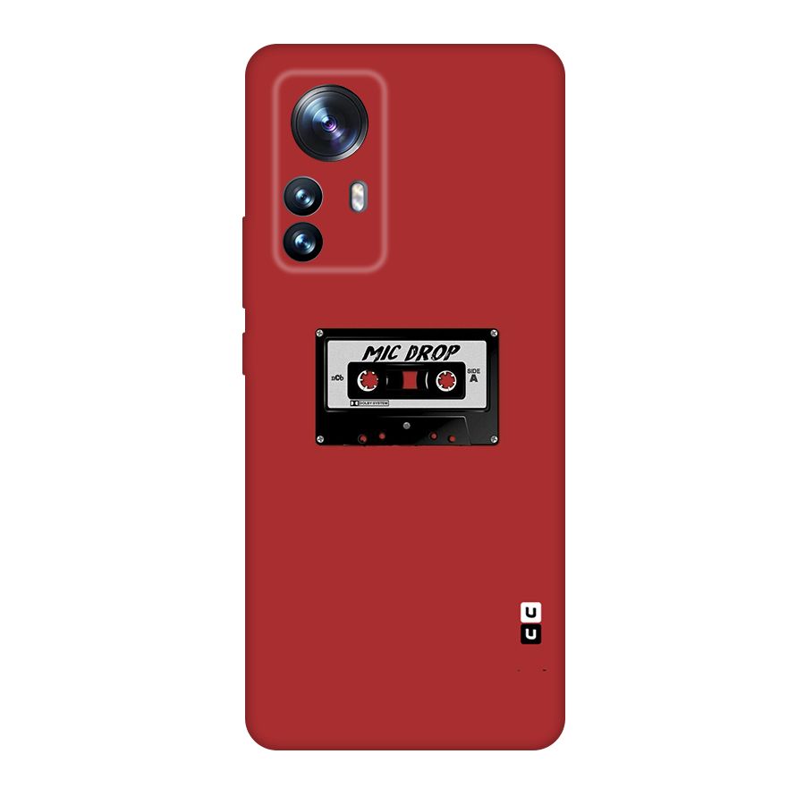 Mic Drop Cassette Minimalistic Original Polycarbonate Back Case for Xiaomi 12 Pro