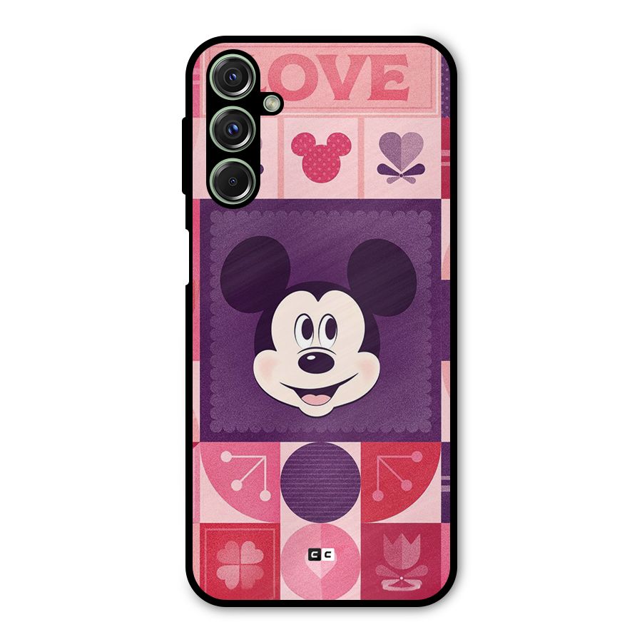 Mice In Love Metal Back Case for Galaxy F34