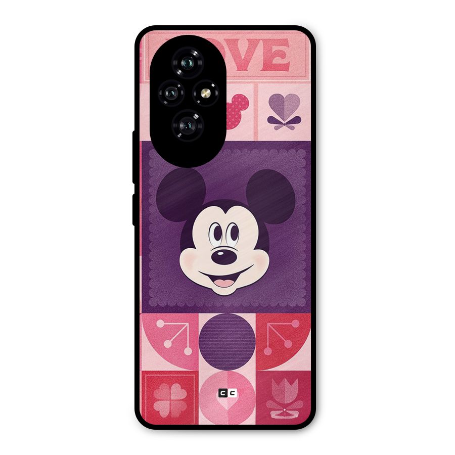 Mice In Love Metal Back Case for Honor 200