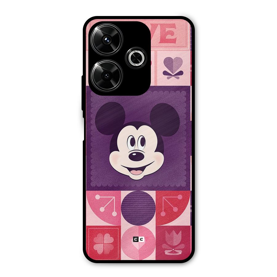Mice In Love Metal Back Case for Poco M6 Plus