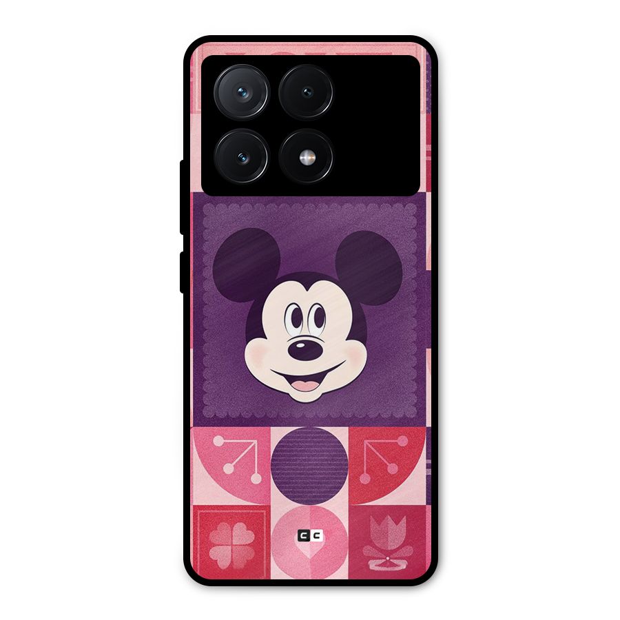Mice In Love Metal Back Case for Poco X6 Pro
