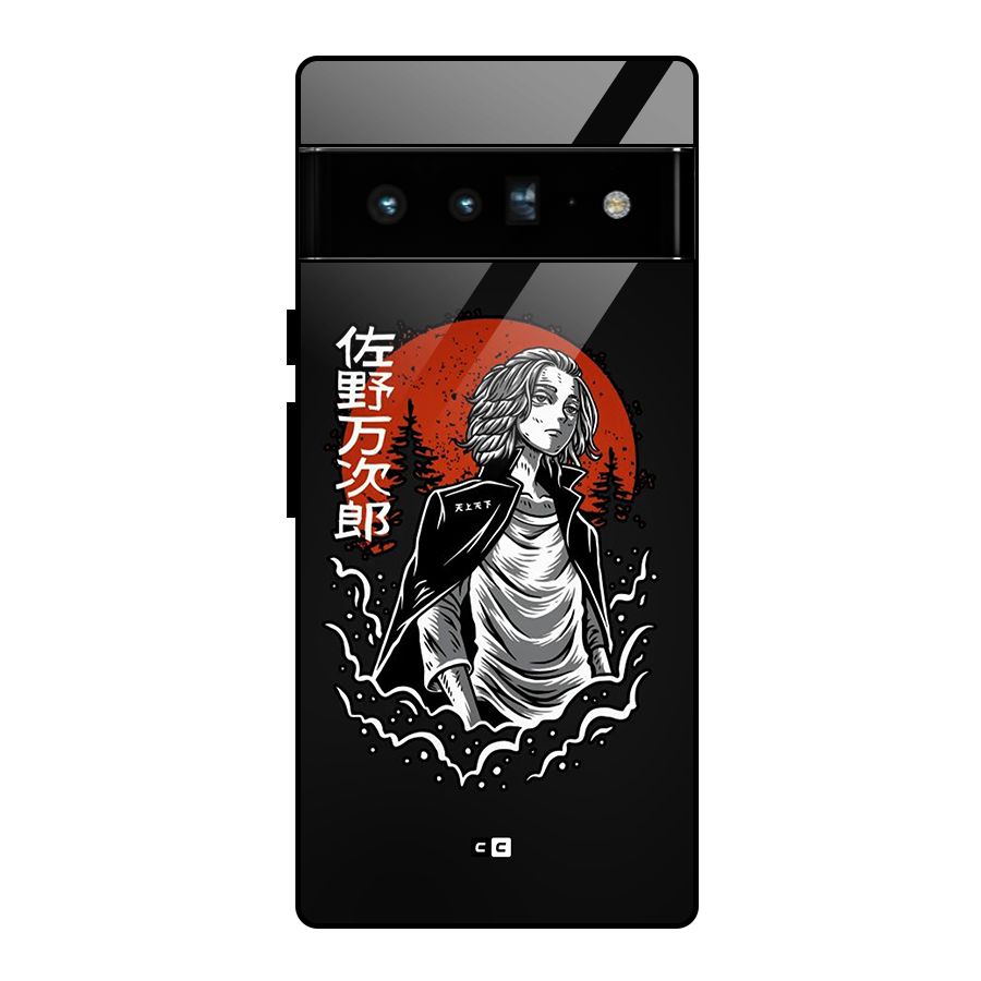 Mickey illustration Glass Back Case for Google Pixel 6 Pro