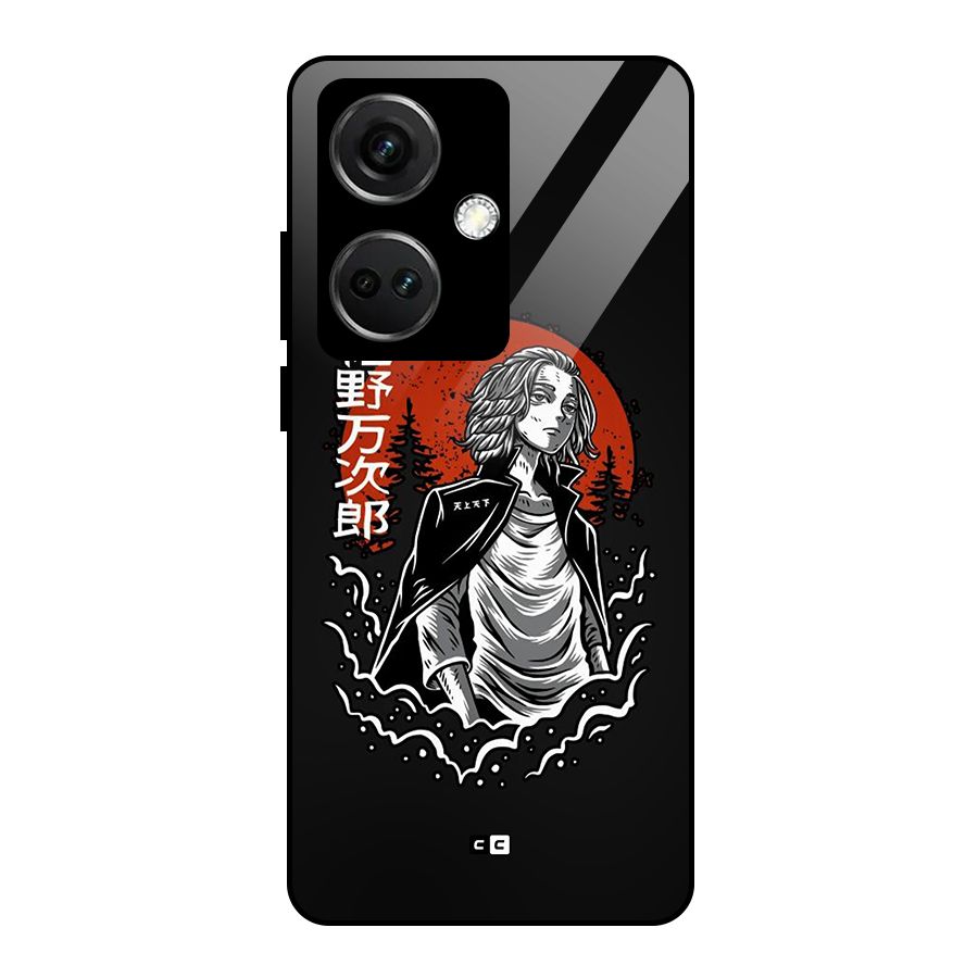 Mickey illustration Glass Back Case for OnePlus Nord CE 3 5G