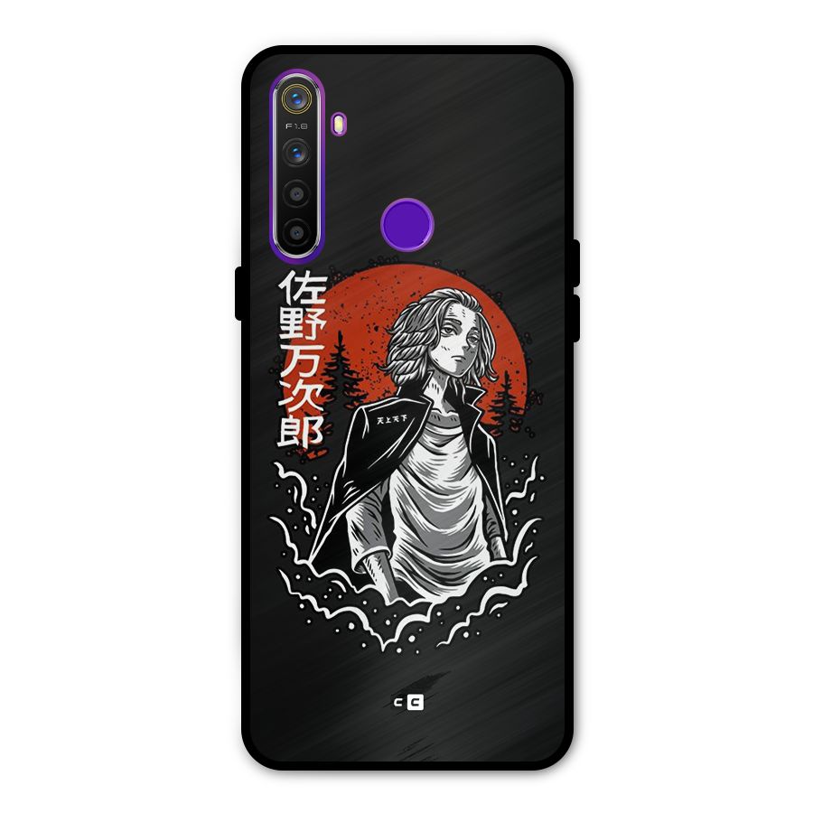 Mickey illustration Glass Back Case for Realme 5s
