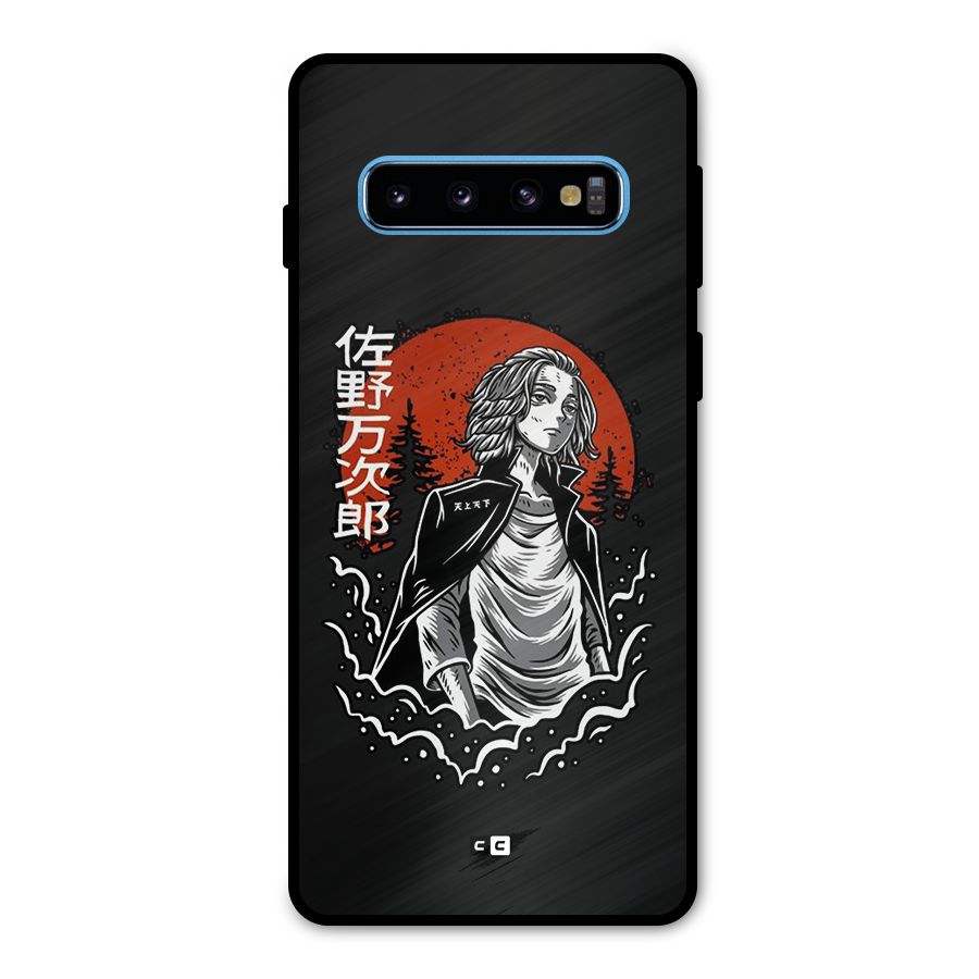 Mickey illustration Metal Back Case for Galaxy S10