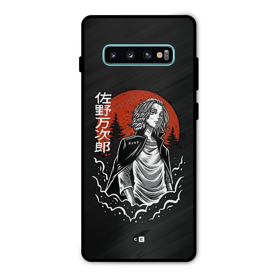 Mickey illustration Metal Back Case for Galaxy S10 Plus