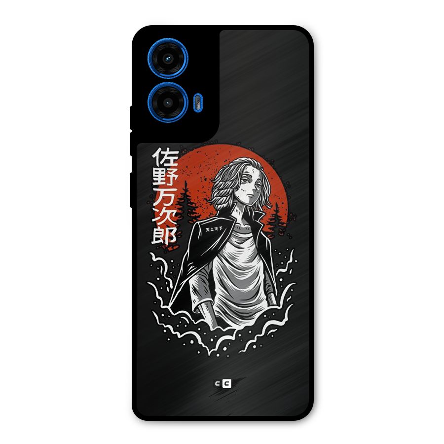 Mickey illustration Metal Back Case for Moto G45