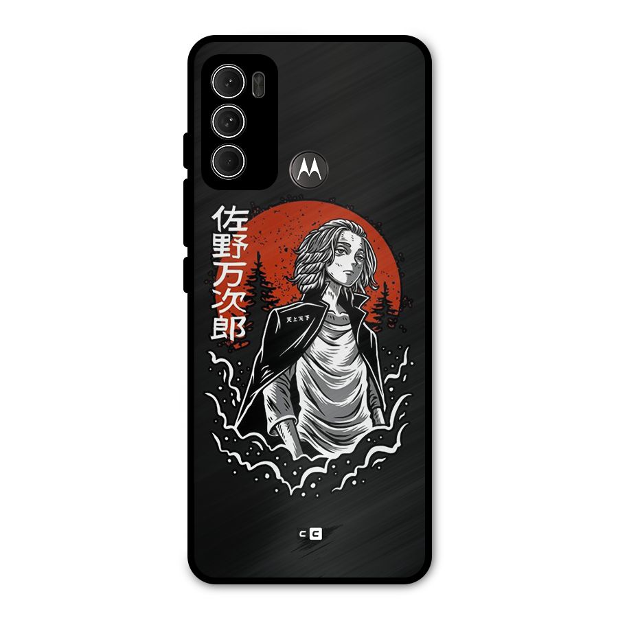 Mickey illustration Metal Back Case for Moto G60
