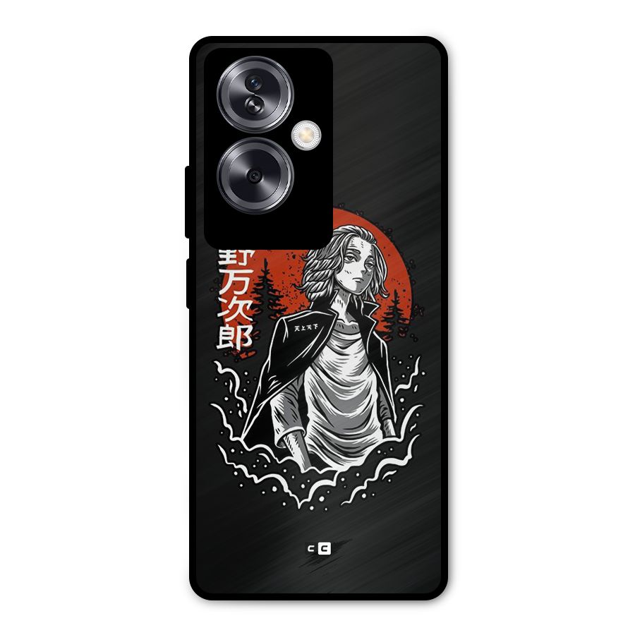 Mickey illustration Metal Back Case for Oppo A79 5G