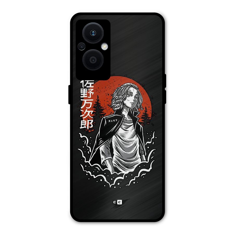 Mickey illustration Metal Back Case for Oppo F21 Pro 5G
