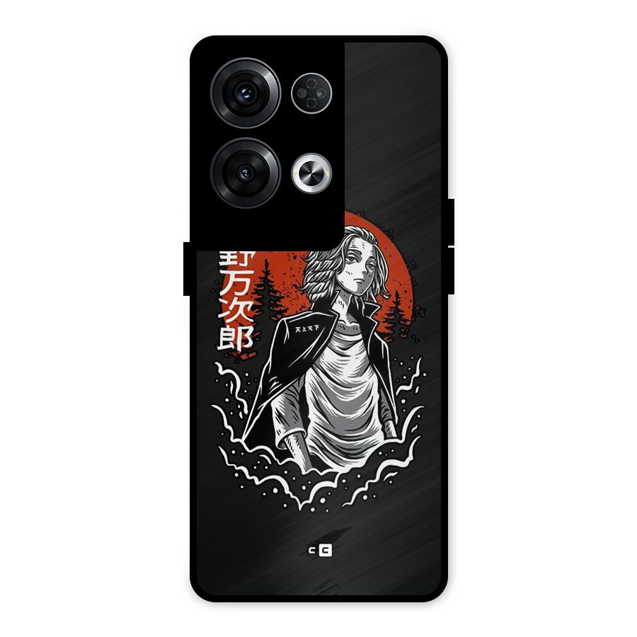 Mickey illustration Metal Back Case for Oppo Reno8 Pro 5G