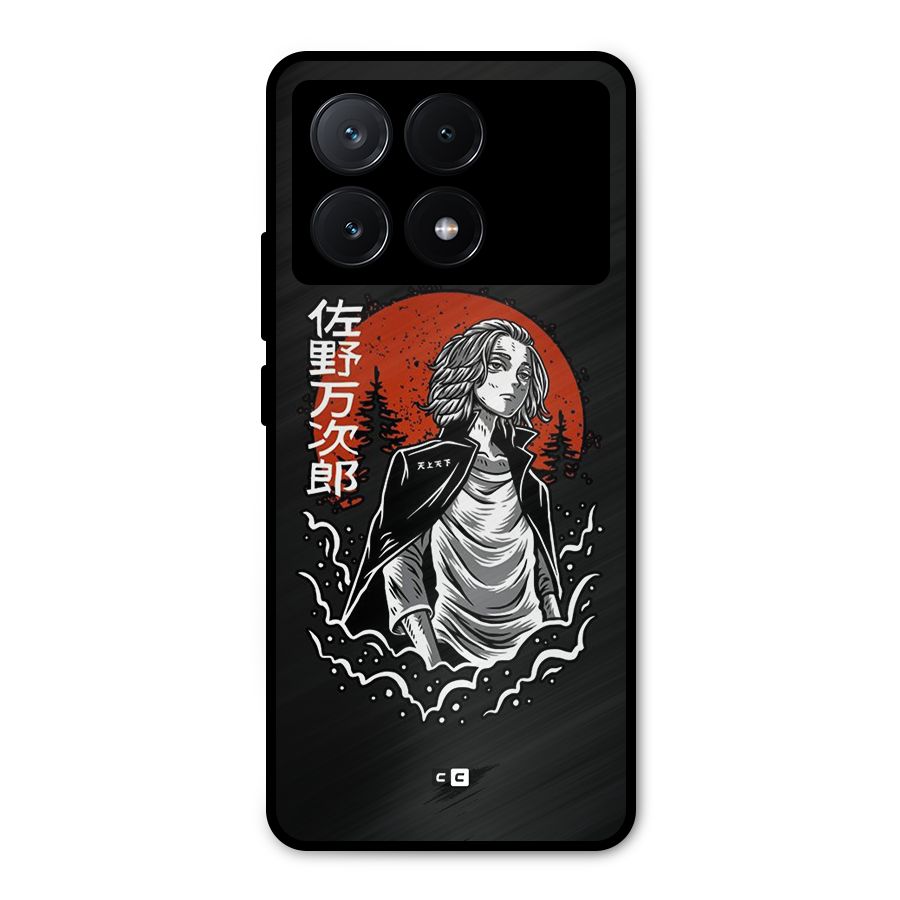 Mickey illustration Metal Back Case for Poco X6 Pro