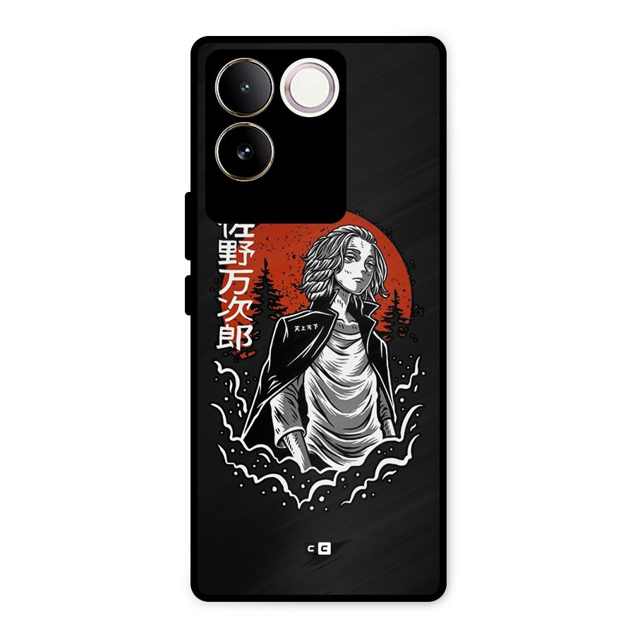 Mickey illustration Metal Back Case for Vivo T2 Pro