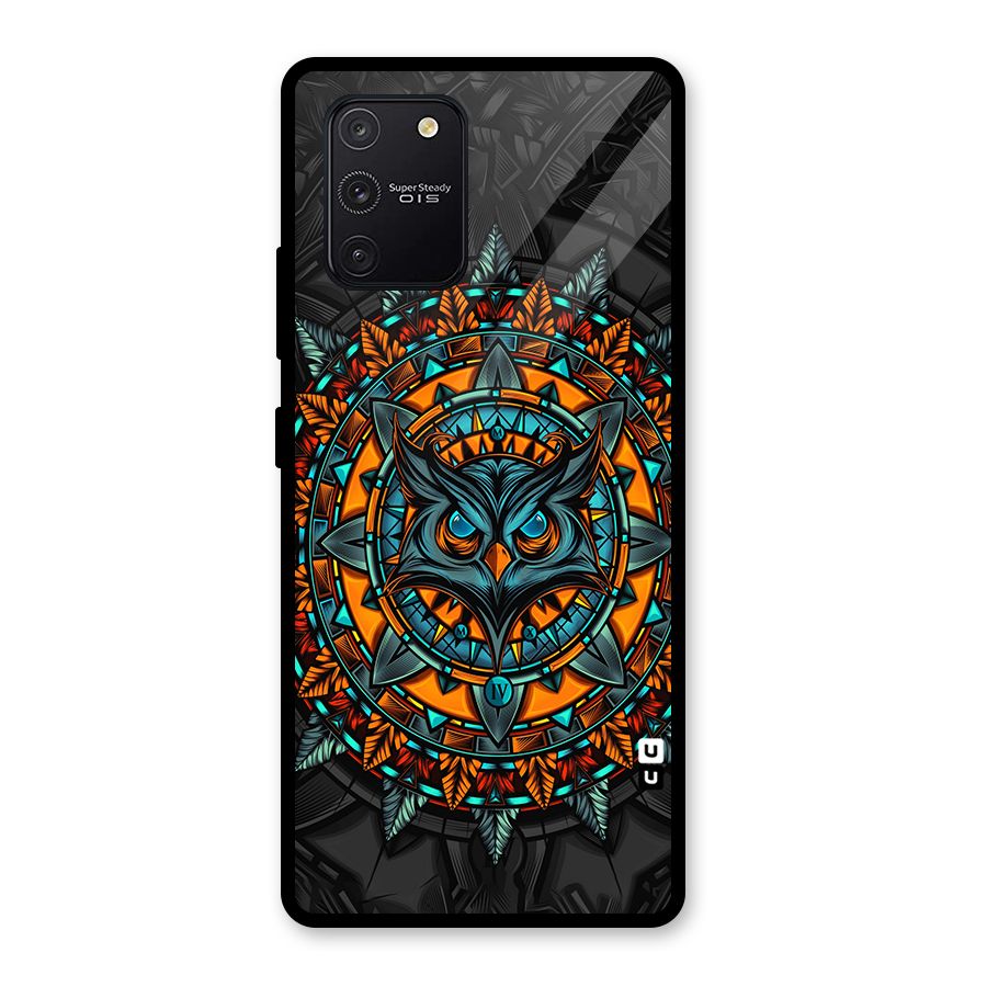 Mighty Owl Artwork Glass Back Case for Galaxy S10 Lite