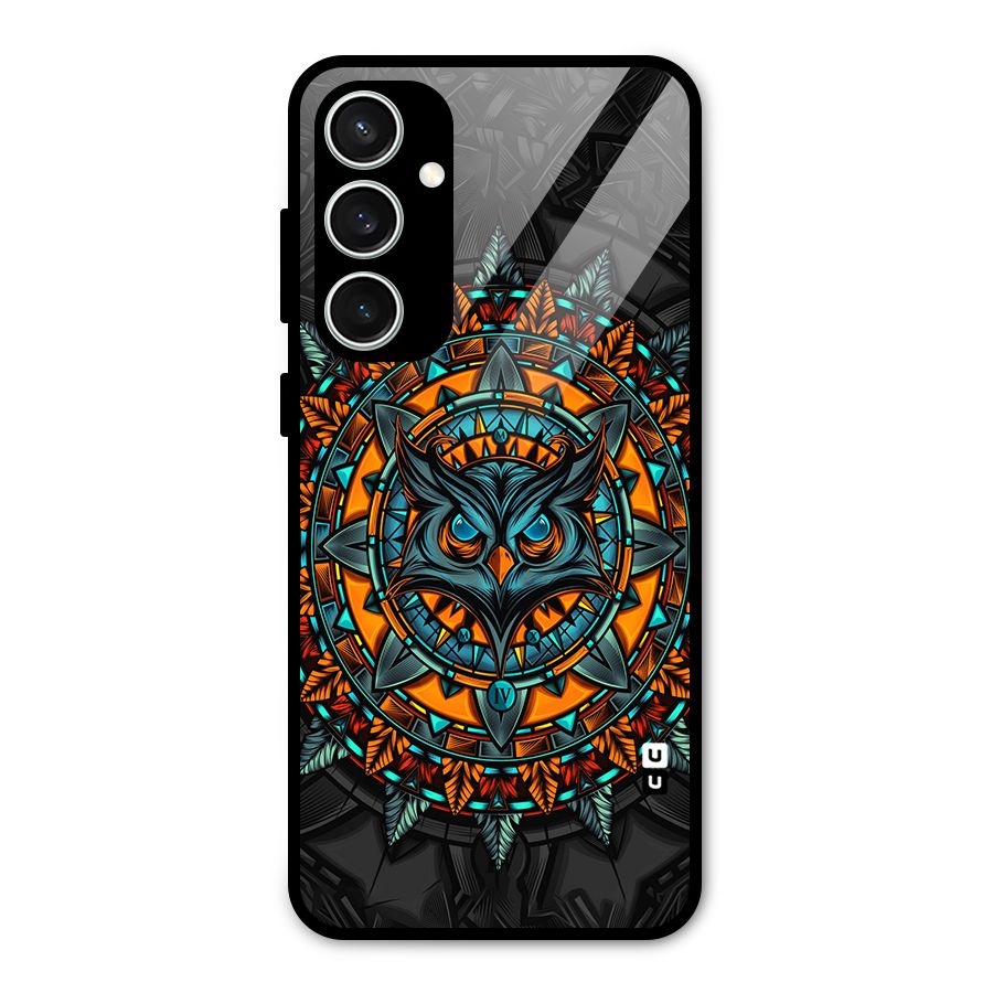 Mighty Owl Artwork Glass Back Case for Galaxy S23 FE
