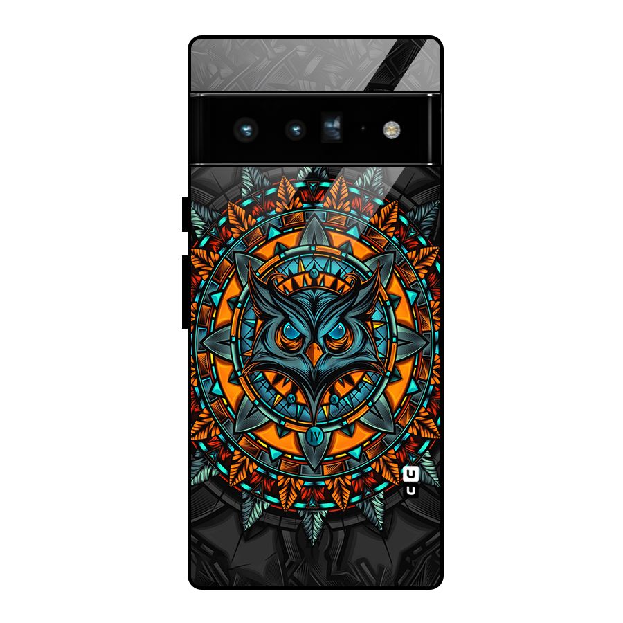 Mighty Owl Artwork Glass Back Case for Google Pixel 6 Pro