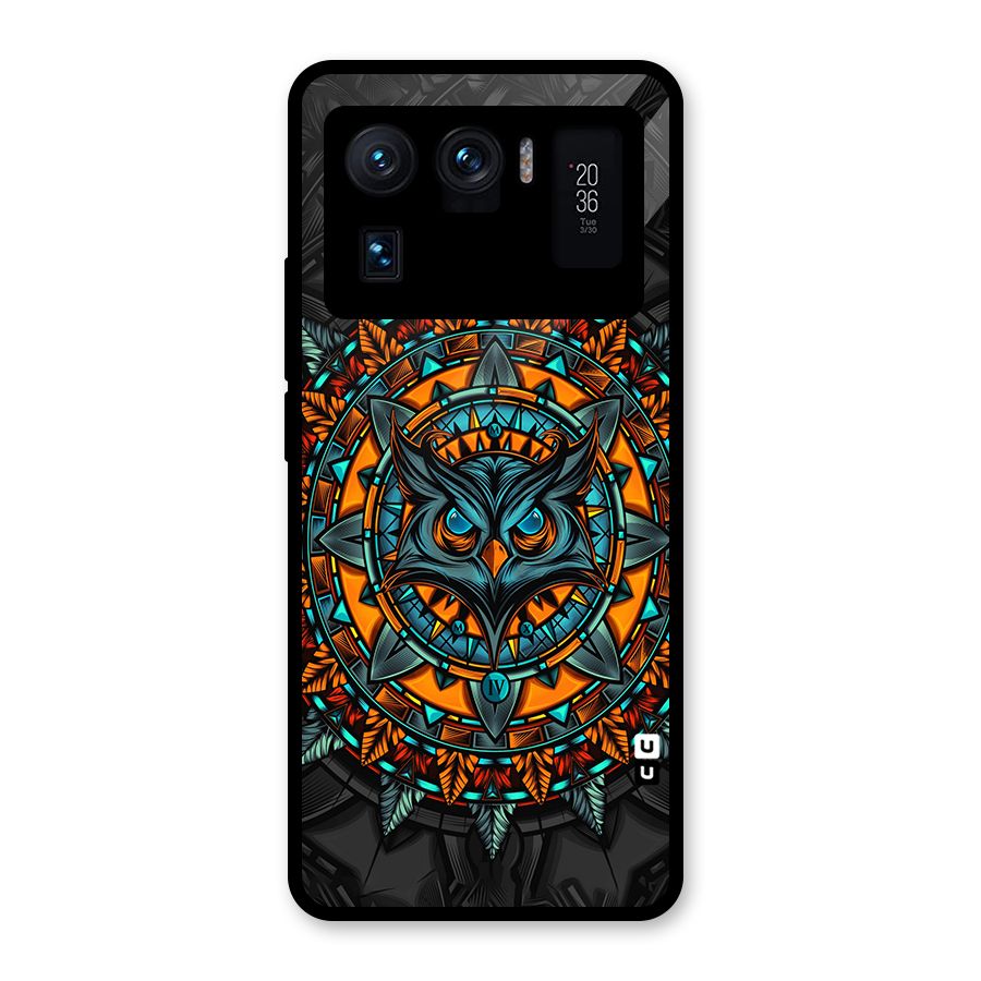 Mighty Owl Artwork Glass Back Case for Mi 11 Ultra