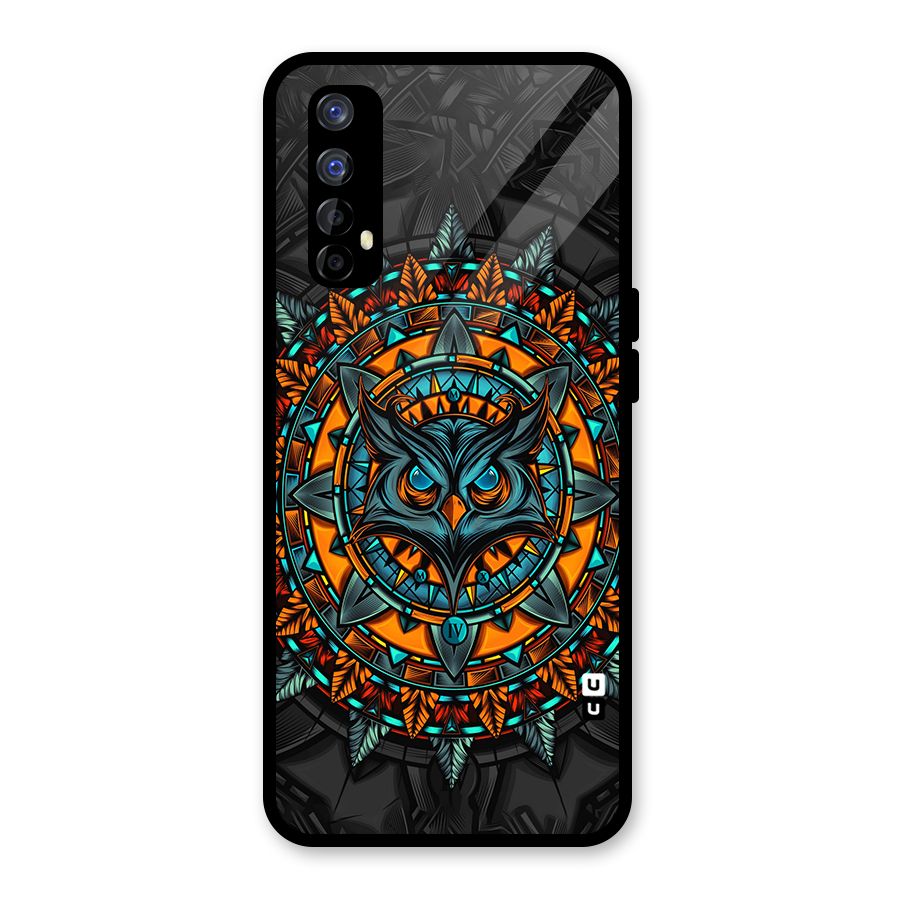 Mighty Owl Artwork Glass Back Case for Realme Narzo 20 Pro