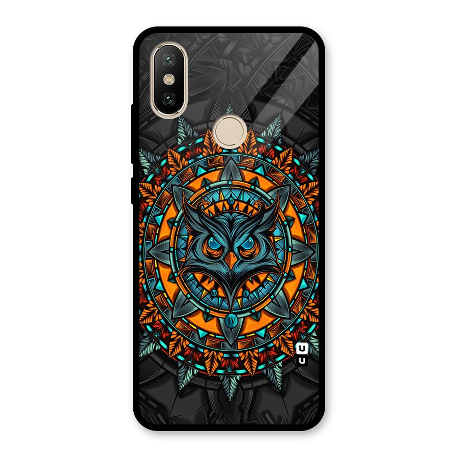 Mighty Owl Artwork Glass Back Case for Redmi A2