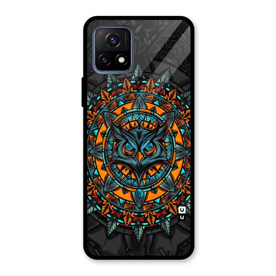 Mighty Owl Artwork Glass Back Case for Vivo Y72 5G