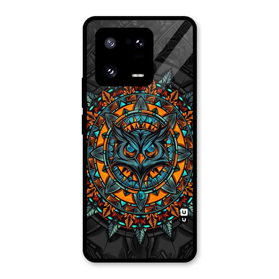 Mighty Owl Artwork Glass Back Case for Xiaomi 13 Pro