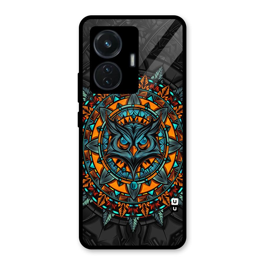 Mighty Owl Artwork Glass Back Case for iQOO Z6 44W