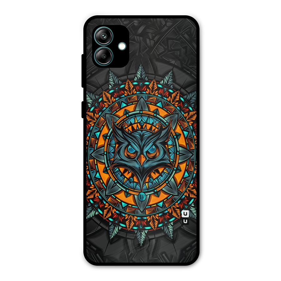 Mighty Owl Artwork Metal Back Case for Galaxy A04