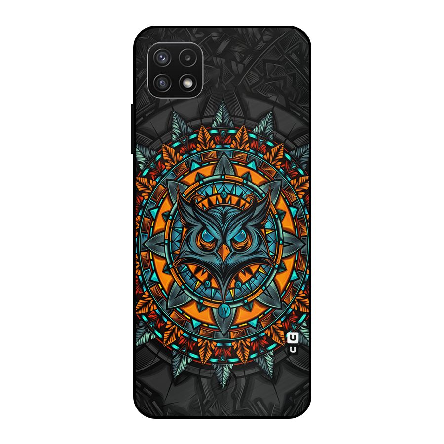 Mighty Owl Artwork Metal Back Case for Galaxy A22 5G
