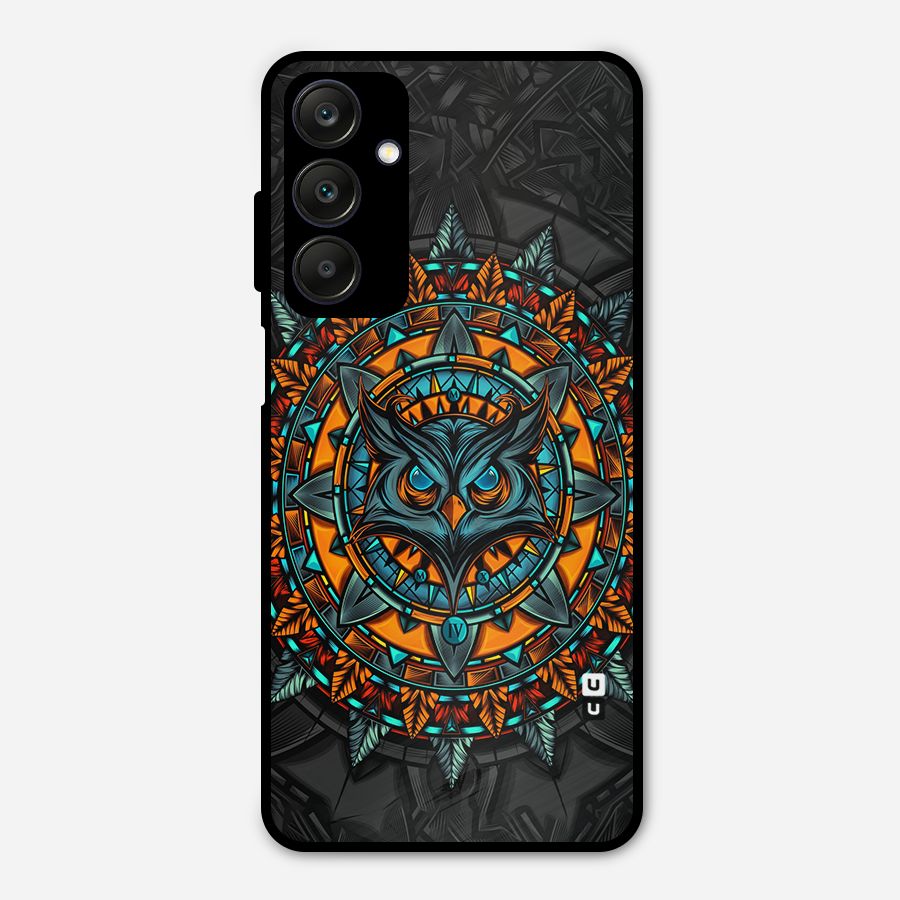 Mighty Owl Artwork Metal Back Case for Galaxy A25 5G