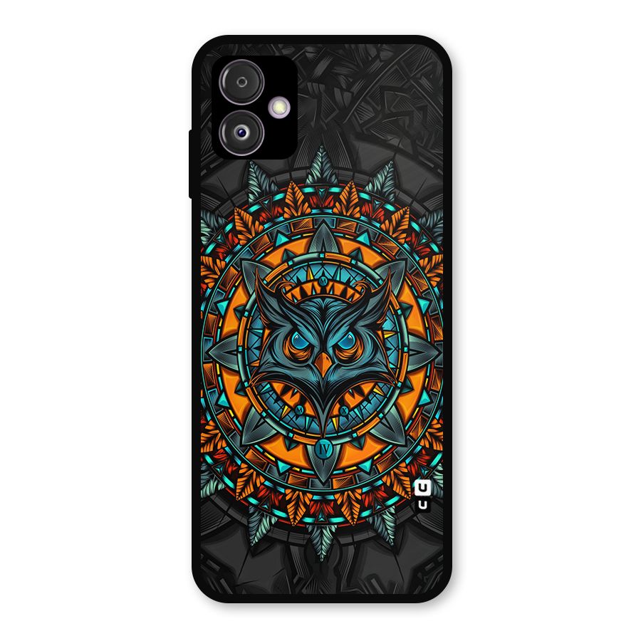 Mighty Owl Artwork Metal Back Case for Galaxy F14