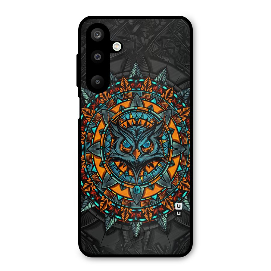 Mighty Owl Artwork Metal Back Case for Galaxy M16