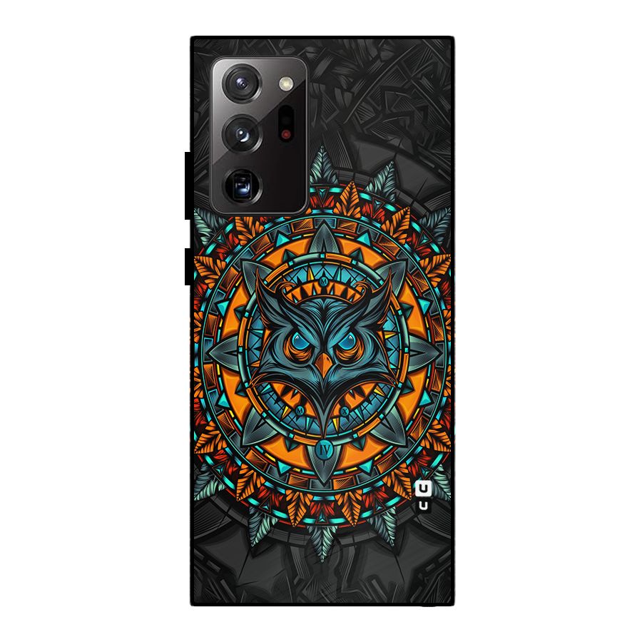 Mighty Owl Artwork Metal Back Case for Galaxy Note 20 Ultra