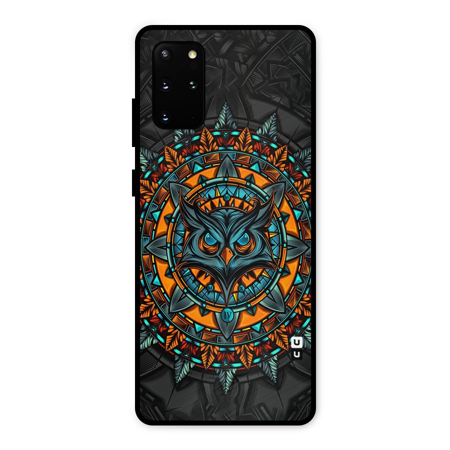 Mighty Owl Artwork Metal Back Case for Galaxy S20 Plus
