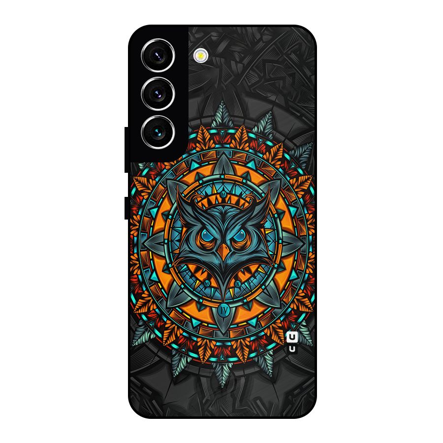 Mighty Owl Artwork Metal Back Case for Galaxy S22 5G