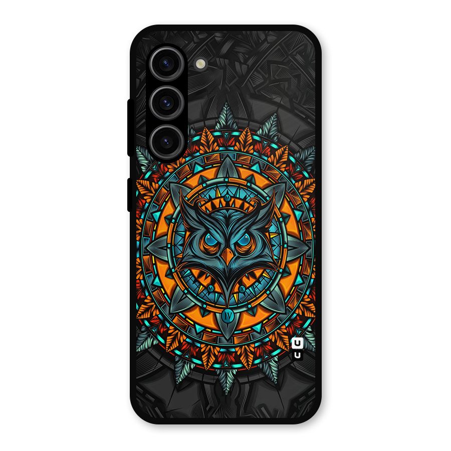 Mighty Owl Artwork Metal Back Case for Galaxy S23