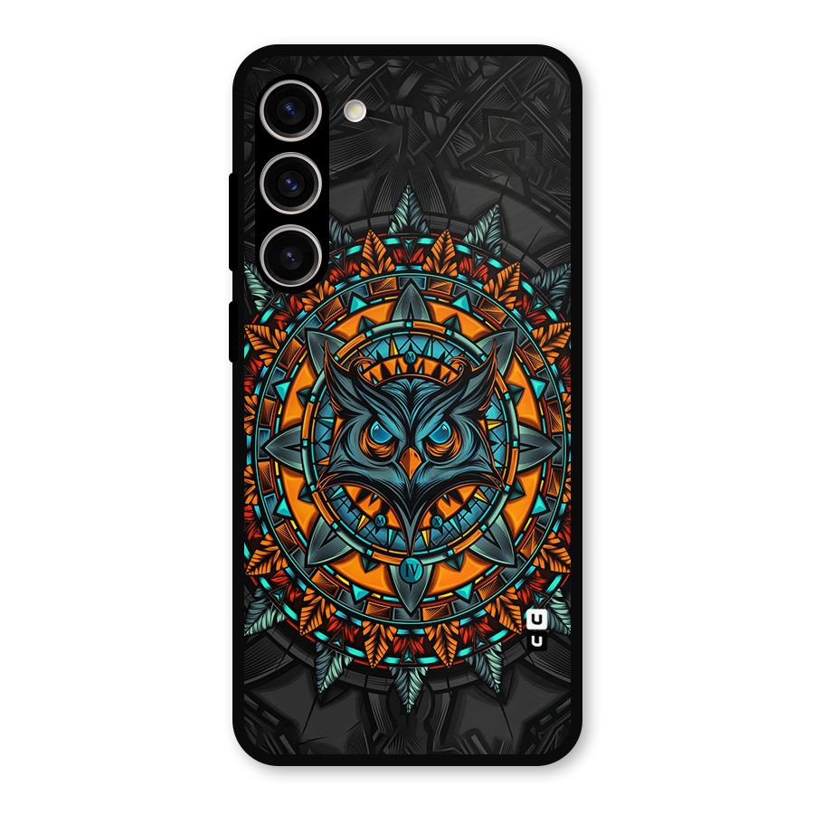 Mighty Owl Artwork Metal Back Case for Galaxy S23 Plus