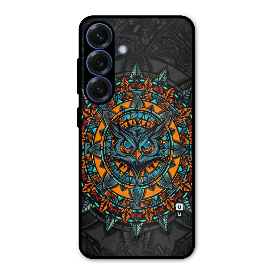 Mighty Owl Artwork Metal Back Case for Galaxy S25