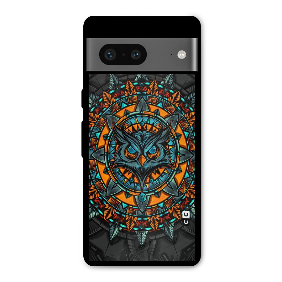 Mighty Owl Artwork Metal Back Case for Google Pixel 7