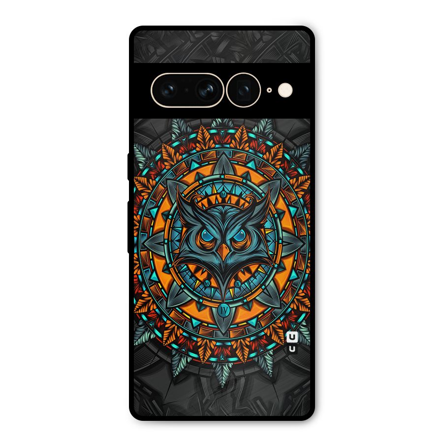 Mighty Owl Artwork Metal Back Case for Google Pixel 7 Pro