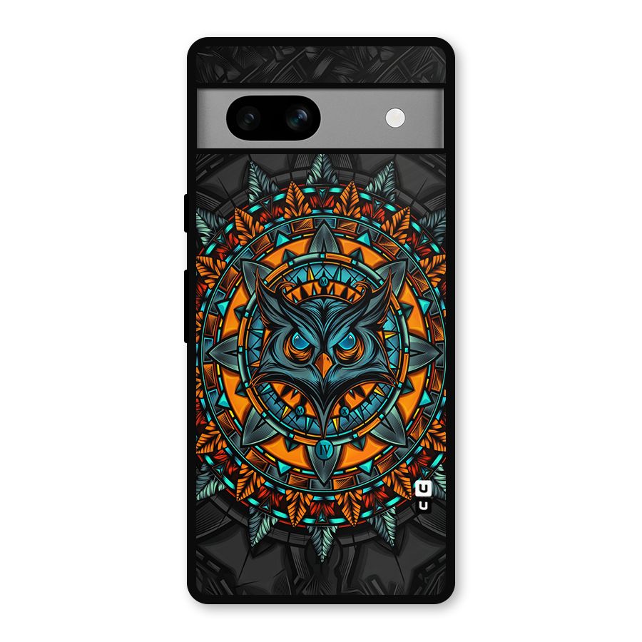 Mighty Owl Artwork Metal Back Case for Google Pixel 7a