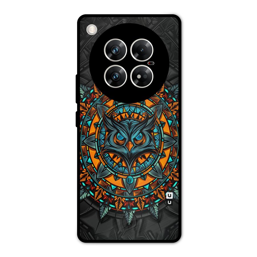 Mighty Owl Artwork Metal Back Case for Infinix Zero 40 5G