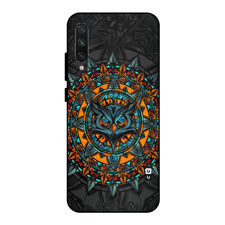 Mighty Owl Artwork Metal Back Case for Mi A3